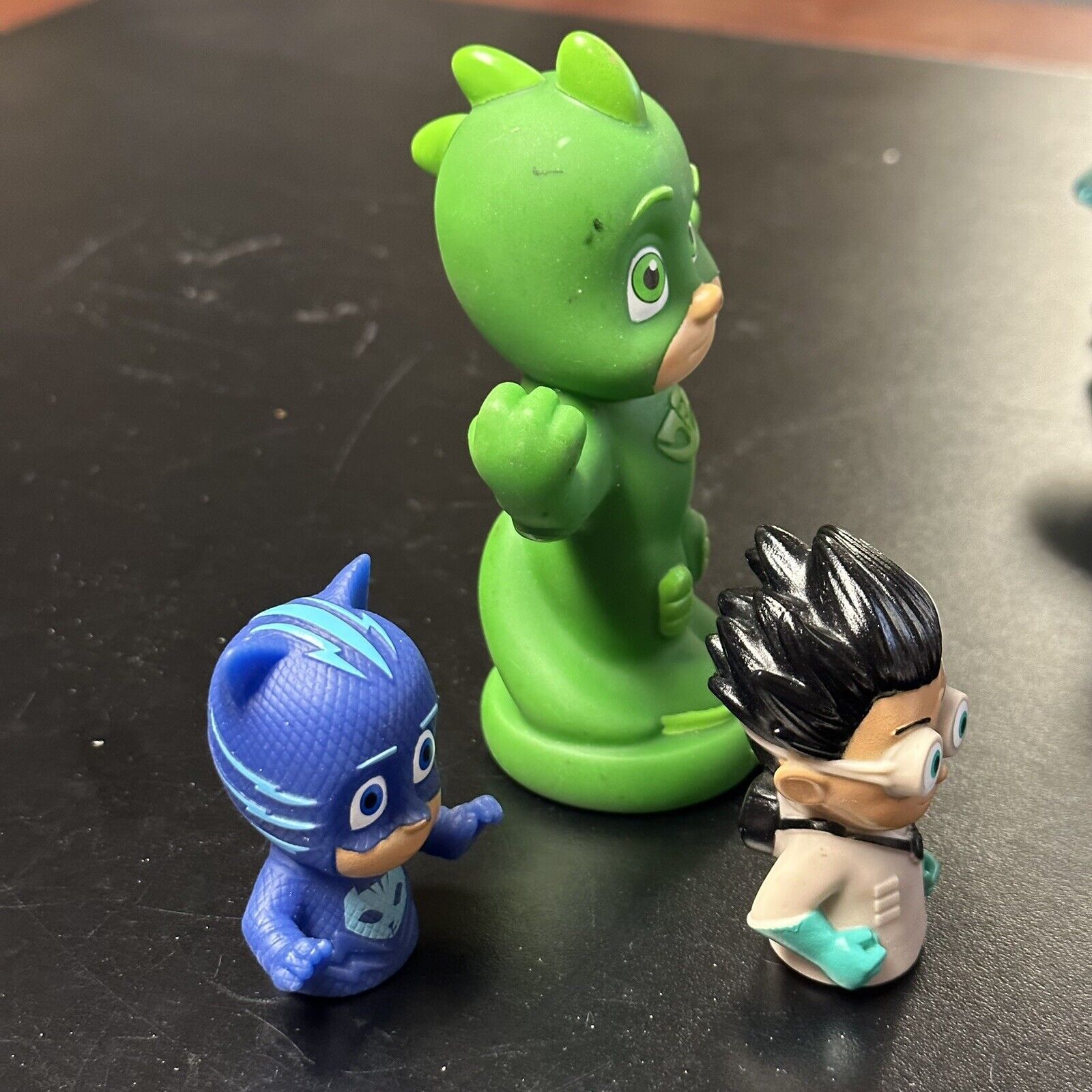 PJ Masks Finger Romeo and Catboy Puppets Gecko Bath Toy - Action Figures