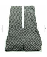 Dana Buchman Womens Straight Casual Pants Size 2 Solid Black White Geome... - $15.94