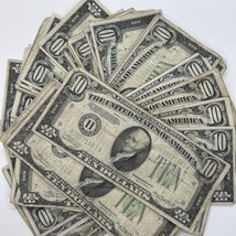 Rare 1934 Series $10 Ten Dollar Bill Light Green Seal Federal Reserve Note - $25.23