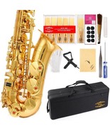 Glory Professional Alto Eb SAX Saxophone Gold Laquer Finish, Alto Saxoph... - £194.28 GBP