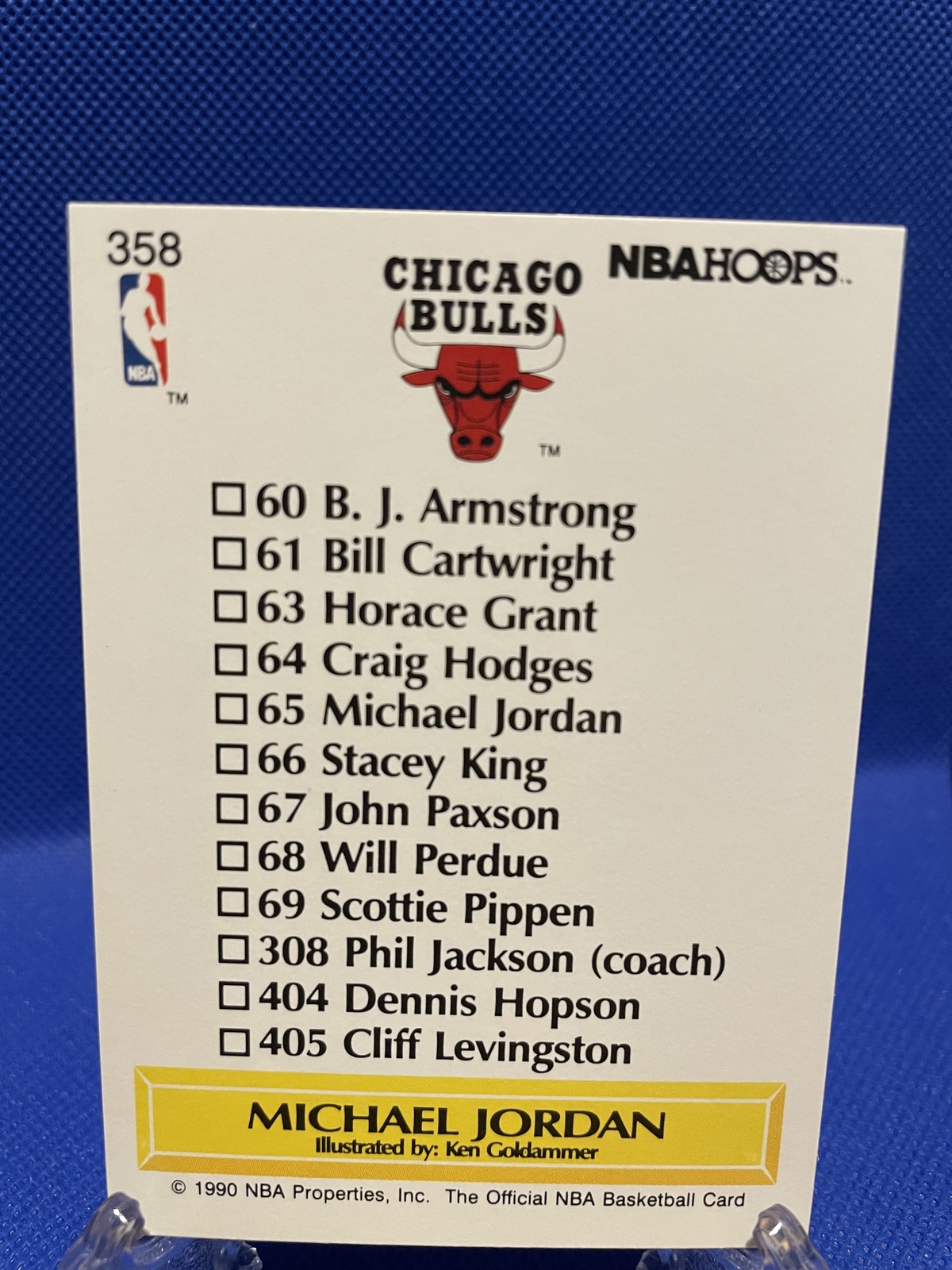 michael jordan nba hoops card 30