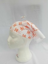 Sikh Hindu Muslim Orange Print bandana Head Wrap Gear Rumal Handkerchief... - £4.35 GBP