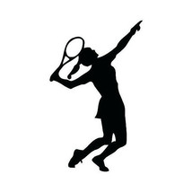2x Tennis female player Vinyl Decal Sticker Different colors &amp; size for Cars - £3.46 GBP+