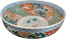 11 3/8&quot; c1870 Japanese Imari Bowl Meiji period 3.5&quot; deep - £297.53 GBP