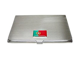 Portugal Flag Pendant Business Card Holder - $39.99