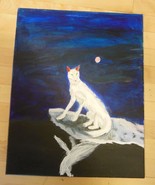 Ivory Hound: 16x20 Night scene. 16 x 20 main copy - $34.00+