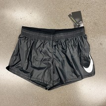 NWT Nike DB4354-010 Women Swoosh Running Shorts Lined Standard Fit Black... - £19.94 GBP