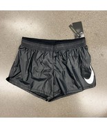 NWT Nike DB4354-010 Women Swoosh Running Shorts Lined Standard Fit Black... - £19.99 GBP