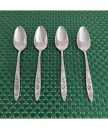 4 Oneida Community Stainless MY ROSE Teaspoons Flatware Floral Mult Qty ... - £12.56 GBP