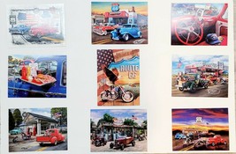 &quot;Route 66 Cards,  Greeting, Birthday Cards, 10 Cards &amp; Envelopes Leanin ... - $12.97