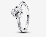 925 Sterling Silver Rose in Bloom Ring 193215C01 - £13.94 GBP