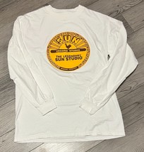 Vintage 90s The Legendary Sun Record Studio Long Sleeve Shirt Size M Han... - $27.57