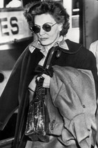 Greta Garbo Candid Late 1970&#39;s Arriving in Paris 24x18 Poster - £19.17 GBP