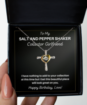 Salt and Pepper Shaker Collector Girlfriend Necklace Birthday Gifts - Cross  - £39.92 GBP