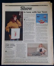 TIFFANY SHOW NEWSPAPER SUPPLEMENT VINTAGE 1990 - $24.99