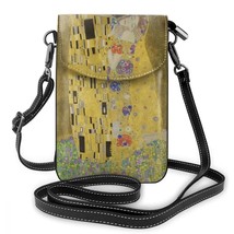 Klimt  Bag Gustav The Kiss Leather Bag High Quality Multi Function Women Bags Cr - £142.47 GBP
