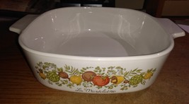 Vintage Corning Ware Spice Of Life La Marjolaine A-2-B 2 Quart Dish - £11.99 GBP