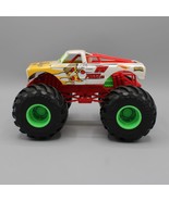 HW Pizza Hot Wheels Monster Trucks 1:24 Scale 7.5&quot;x5.25&quot;x4.75&quot; White Red... - £16.99 GBP