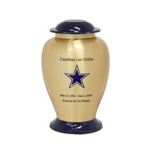 Texas Star Golden Adult Cremation Urn - £110.05 GBP