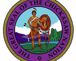 Seal of The Chickasaw Nation Sticker Decal R734 - £1.56 GBP+