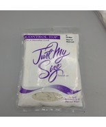 Just My Size Control Top Pantyhose 3X Off White Sheer Toe Pantyhose - $180.77 MXN