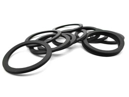 2&quot; ID x 2 1/2&quot; OD x 1/8&quot; Black Rubber Flat Washers Spacers   Various Pac... - £10.25 GBP+