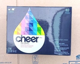 1 Cheer Ultra Stay Colorful Fresh Clean Scent Powder Laundry Detergent 56Oz - £69.28 GBP