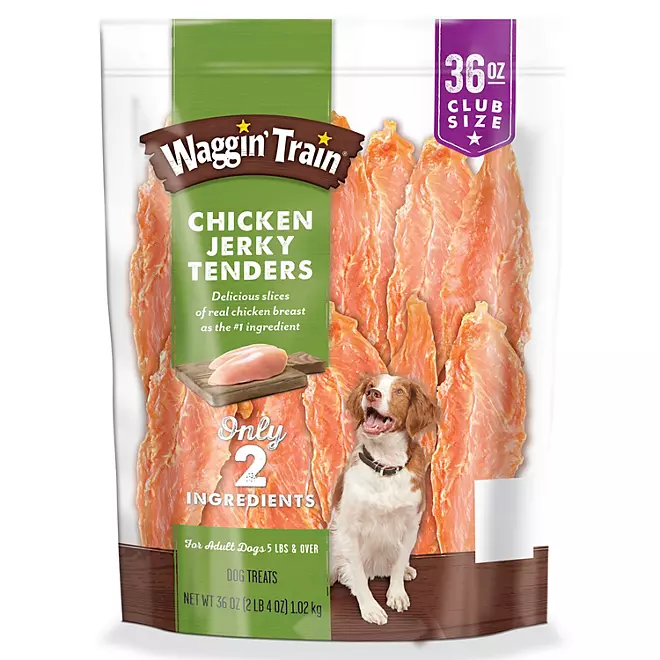 Waggin Train Chicken Jerky Dog Treats (36 oz.) - £22.82 GBP