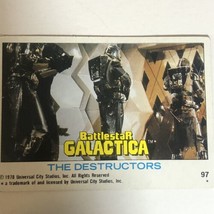 BattleStar Galactica Trading Card 1978 Vintage #97 Destructors - £1.54 GBP