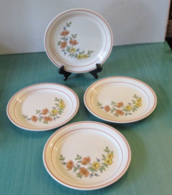 Set of 4 CORNERSTONE by Corning - ROYAL GARDEN - LUNCHEON PLATES - 8.5&quot; ... - £13.27 GBP