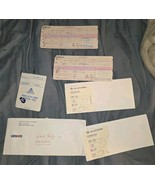 Vintage 60-70s Delta  &amp; Eastern Airlines Tickets Union 76 Oil Envelope - £14.45 GBP