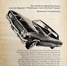 Buick Gran Sports Advertisement 1965 Automobilia Wildcat V8 DWS6E - $373.29 MXN