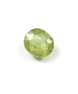 Natural Green Sapphire Oval Shape Faceted Loose Gemstone For Jewelry Making - $34.99