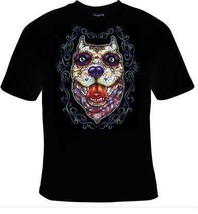 pit bull face  dogs t shirts  -  T-shirt - £15.72 GBP