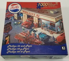 Phillips 66 and Pepsi Cola 1000 Piece Puzzle Heritage Michael Young Collection - £10.26 GBP