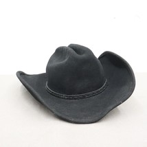 Vintage DPC Dorfman Pacific Co Mens Size 6 5/8 Cowboy Hat Wool Black 20.... - $74.84
