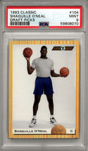 Shaquille O&#39;Neal 1993-94 Classic Draft Picks Card #104- PSA Graded 9 Mint (Orlan - £26.55 GBP