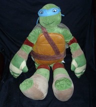 18&quot; Big Teenage Mutant Ninja Turtles Leonardo Blue Stuffed Animal Plush Toy Doll - £19.04 GBP