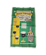 Dunmoy Pure Irish Kitchen Linen Tea Towel Fast Colours Irish Coffee &amp; Wh... - $16.66