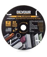 DEVOUR 7.0&quot; Premium All Purpose Segmented Rim Diamond Blade for Cutting ... - $569.06 MXN