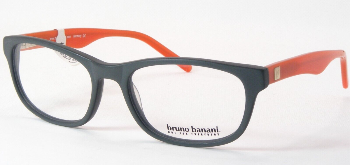 Bruno banani 3698 Go Mat Gris / Orange Rare Lunettes 52-18-135 Allemagne - $95.79