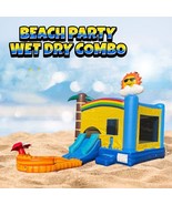 Inflatable Beach Rental Bounce House Combo Water Slide Pool DRY with BLOWER - $1,695.00