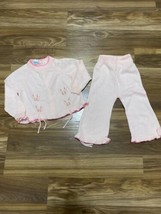 Vintage Miniatures in Fashion Pink Baby Sweater Pants Top Set Size 2T (?... - $14.24