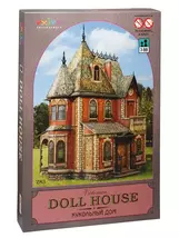 3D DIY Dollhouse Kit – Large Cardboard Model with Clear Windows – 68cm - $293.99