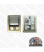 2 Dual Locking Unpainted Steel Handles, fits Military HUMVEE, Locks Insi... - £157.47 GBP