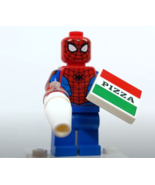 NEW Marvel Spider-Man Minifigure with Pizza and Extra Webbing Mini Set - £10.24 GBP