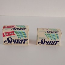 Vintage Lot of 2 Spirit Dial Corp Refreshing Deodorant Bar Soap 4.5 oz &amp; 6 oz - $28.04