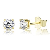 Topgrillz 3 4 5mm 0 1 0 5 carat d color moissanite earrings 100 925 sterling thumb200