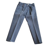 Levis 550 VTG 90s Mens 36x30 Gray Denim Straight Leg Jeans heavy starch. - £21.66 GBP