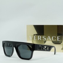 VERSACE VE4430U GB1/87 Black/Dark Grey 53-20-140 Sunglasses New Authentic - $151.36